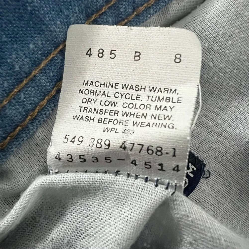 Rare 1980s Vintage Levis With a Skosh More Room Made in U.S.A Jeans 40x30